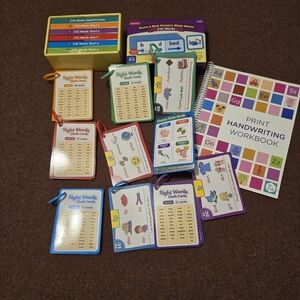 Site Word And Writing Lot Kinder-2nd Unused Book Flashcards CVC